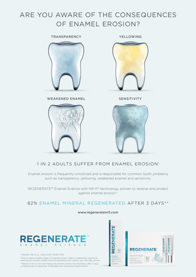 enamel loss consequences 4 teeth poster